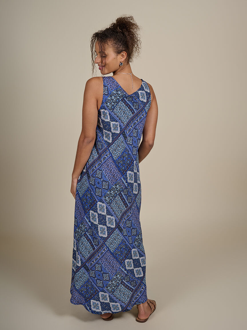 Sleeveless Maxi Dress with Pockets  Image 2
