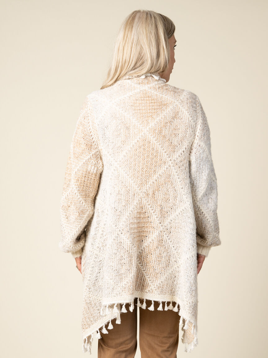 Cardigan with Small Tassels Image 4