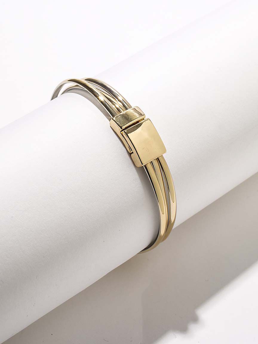 Multi-Band Bracelet with Hearts Image 2