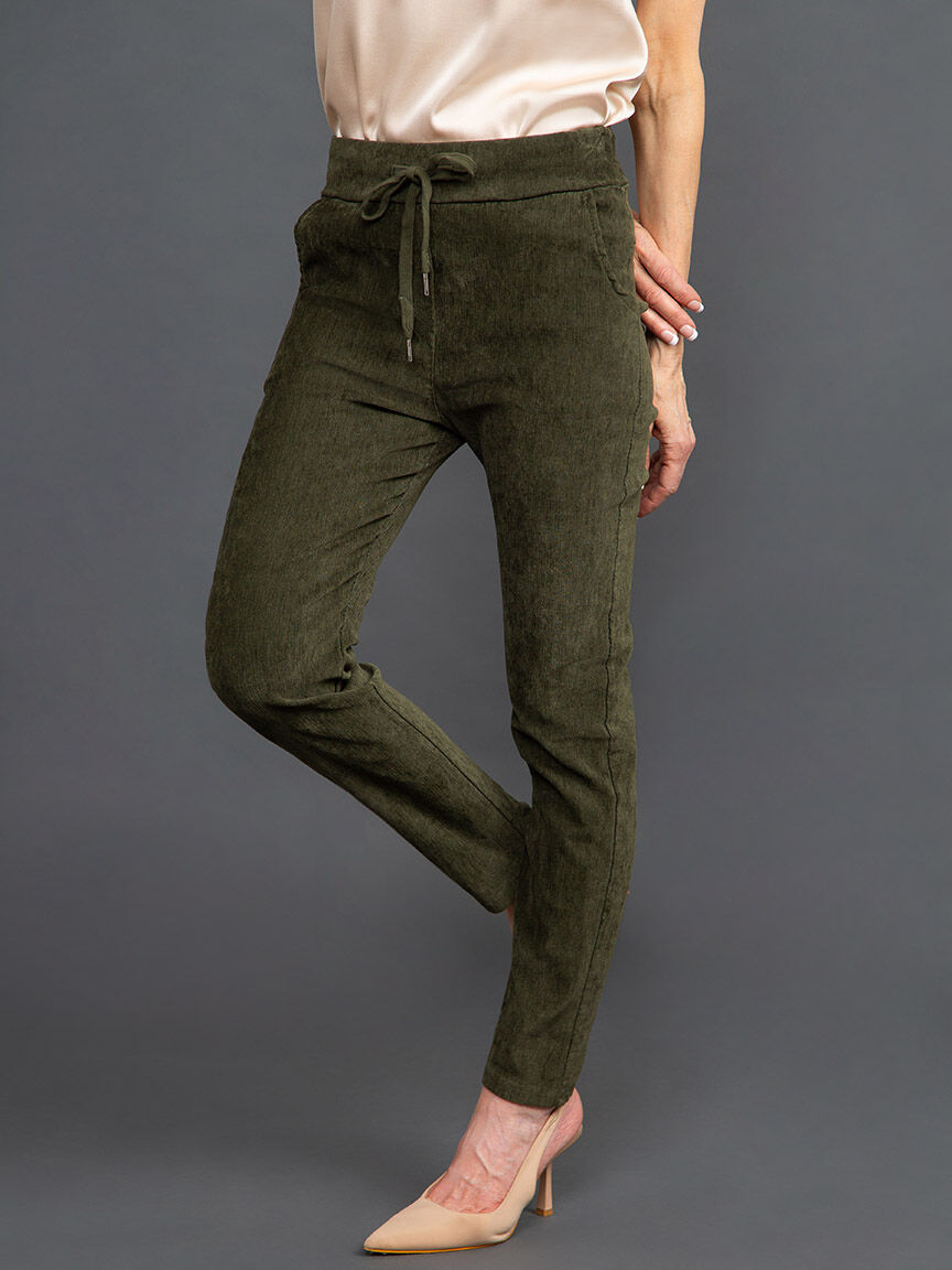 Pull-On Corduroy Tapered Pant Image 3