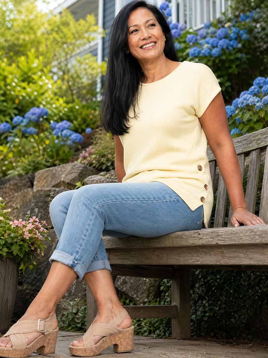Avery High Rise Luxe Stretch Capri