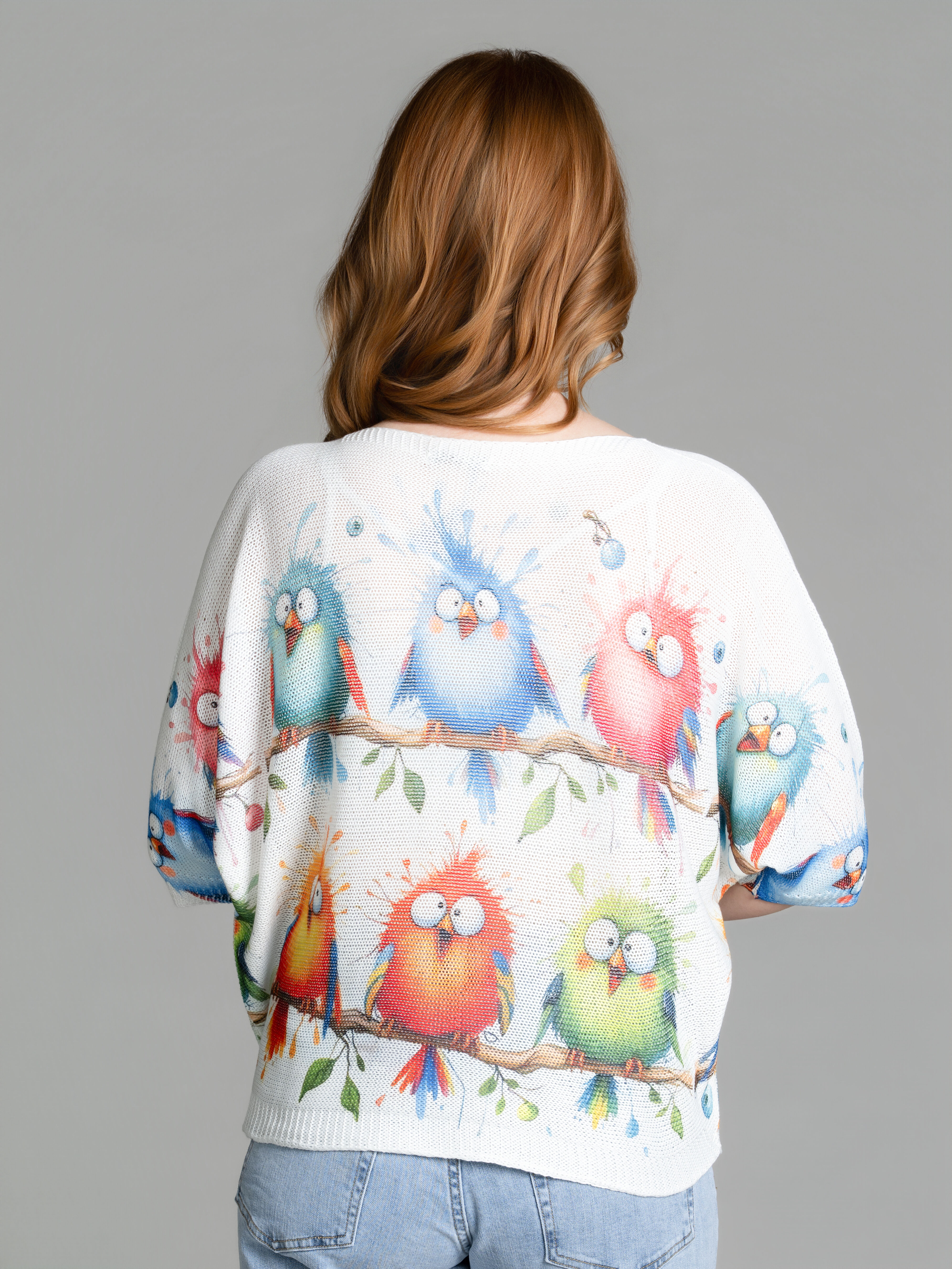Dolman Sleeve Knit Top Image 3