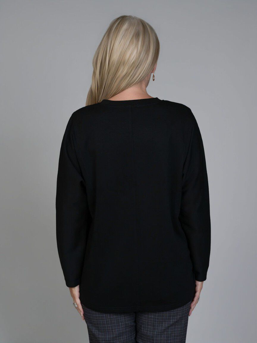 Long Sleeve Asymmetrical Hem Top