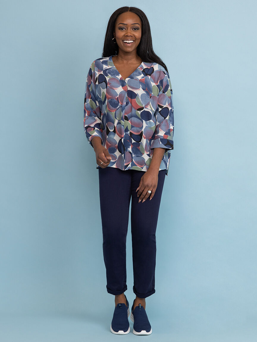 &frac34; Sleeve Tunic  Image 1