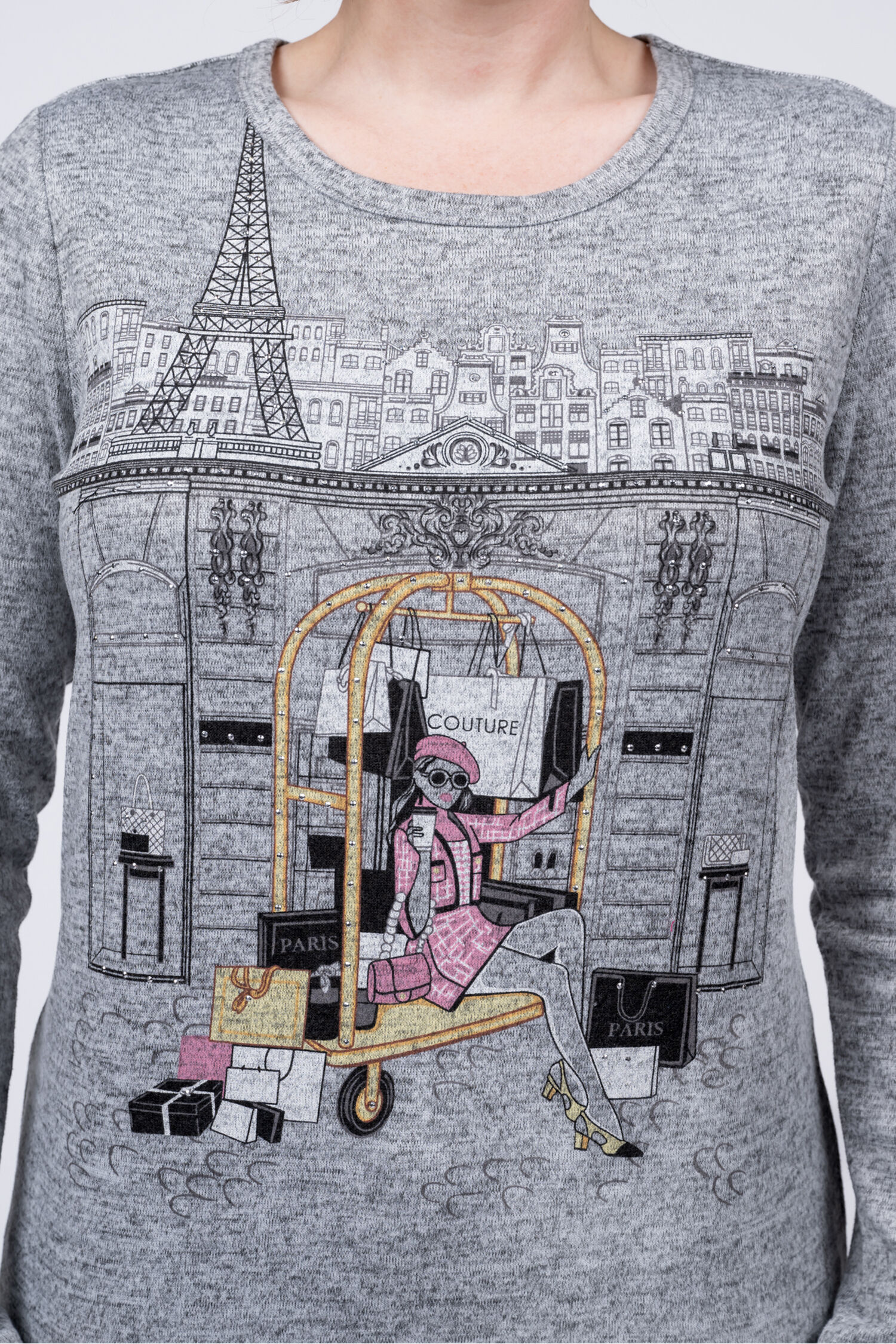 Hotel Trolly Long Sleeve Top Image 2