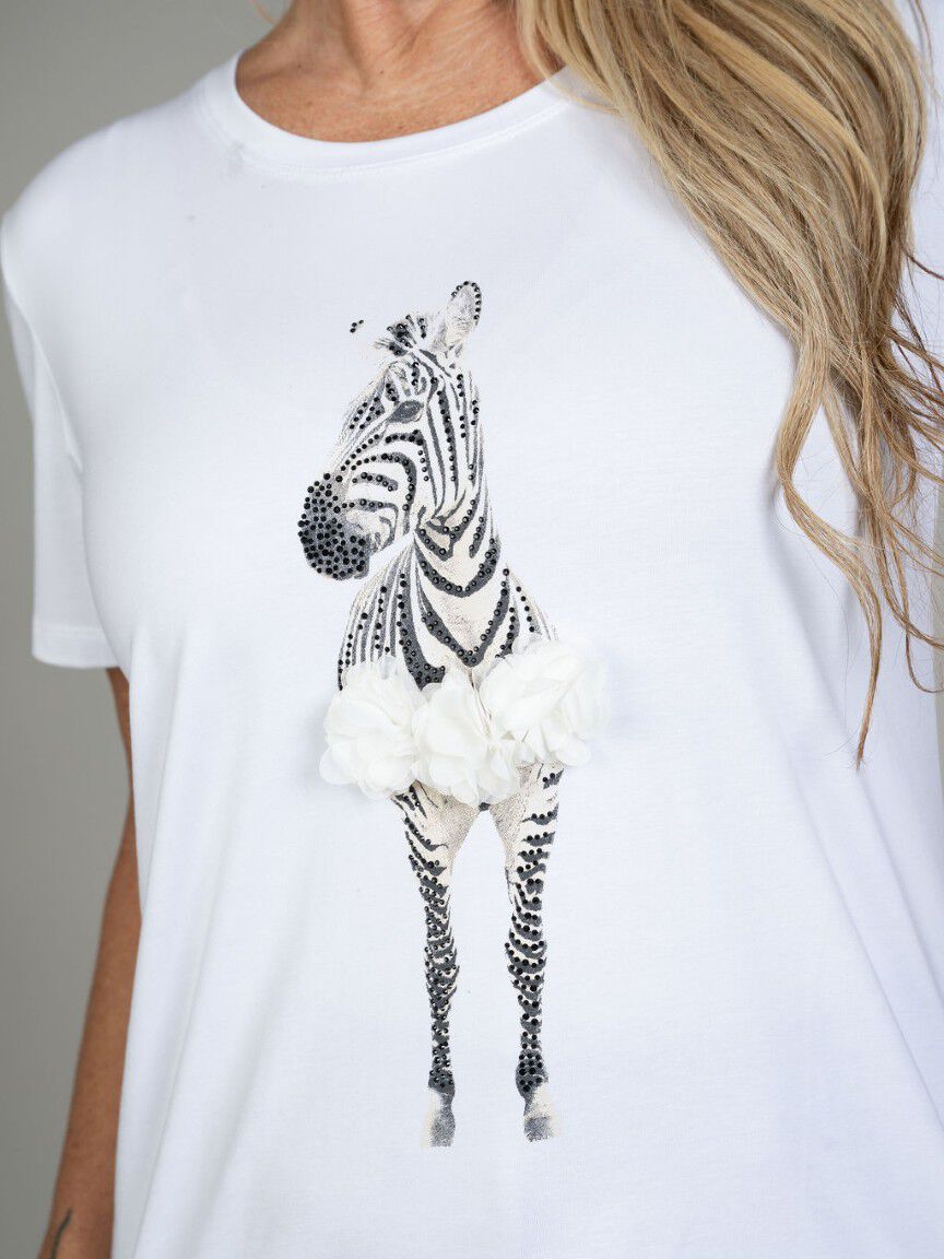 Zebra Graphic T-Shirt