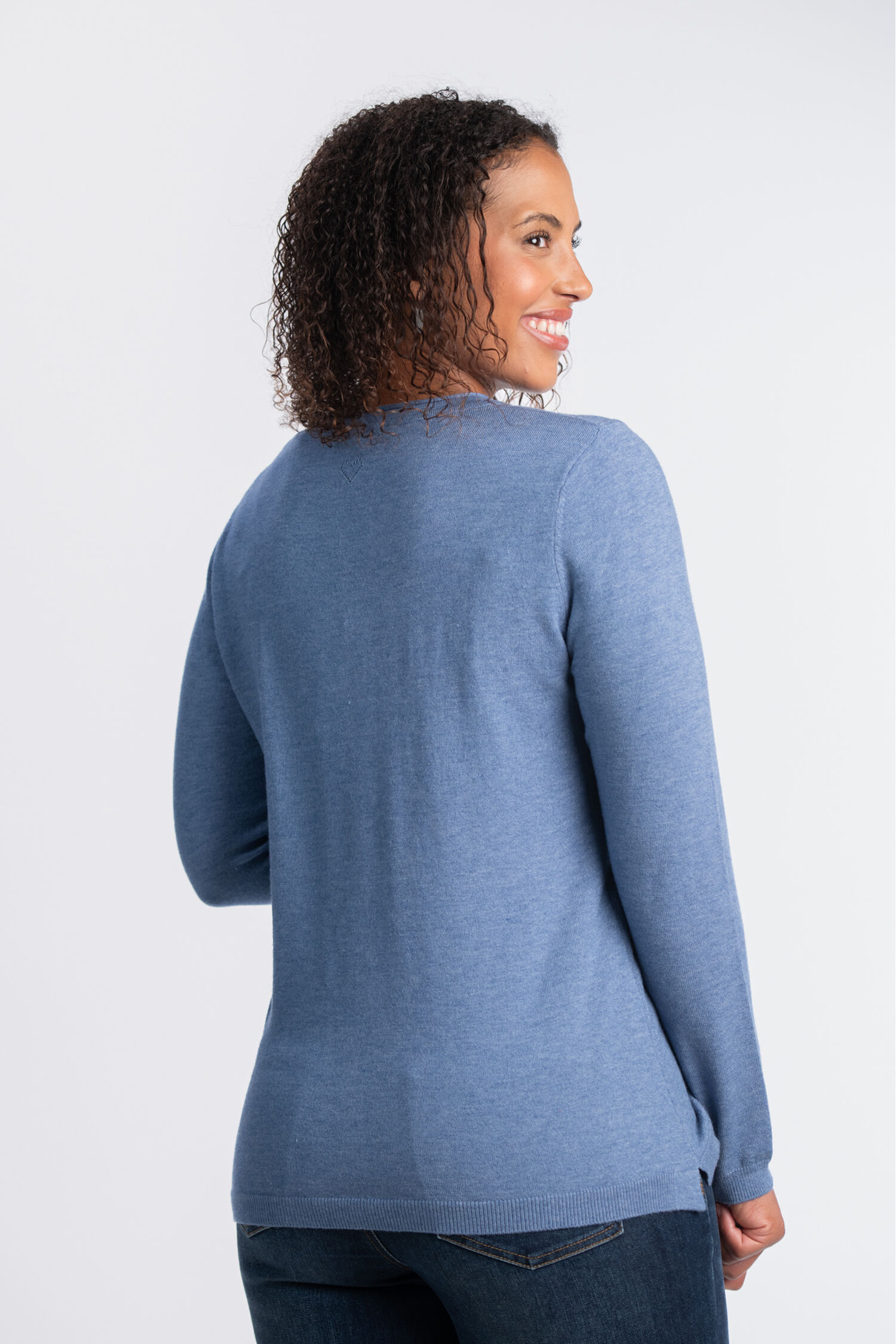 Long Sleeve Metallic Print Top Image 2