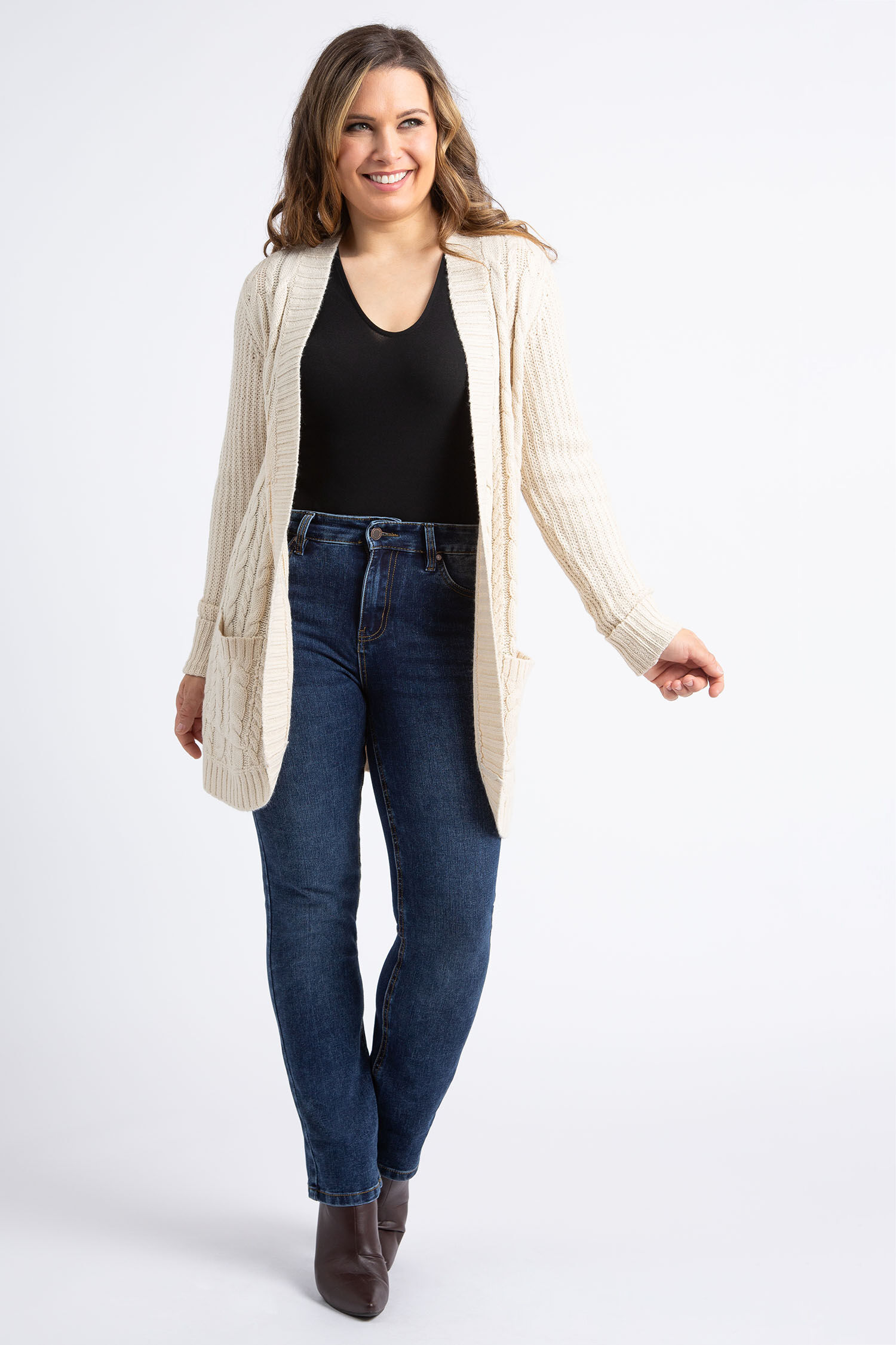 Cable Knit Cardigan Image 1