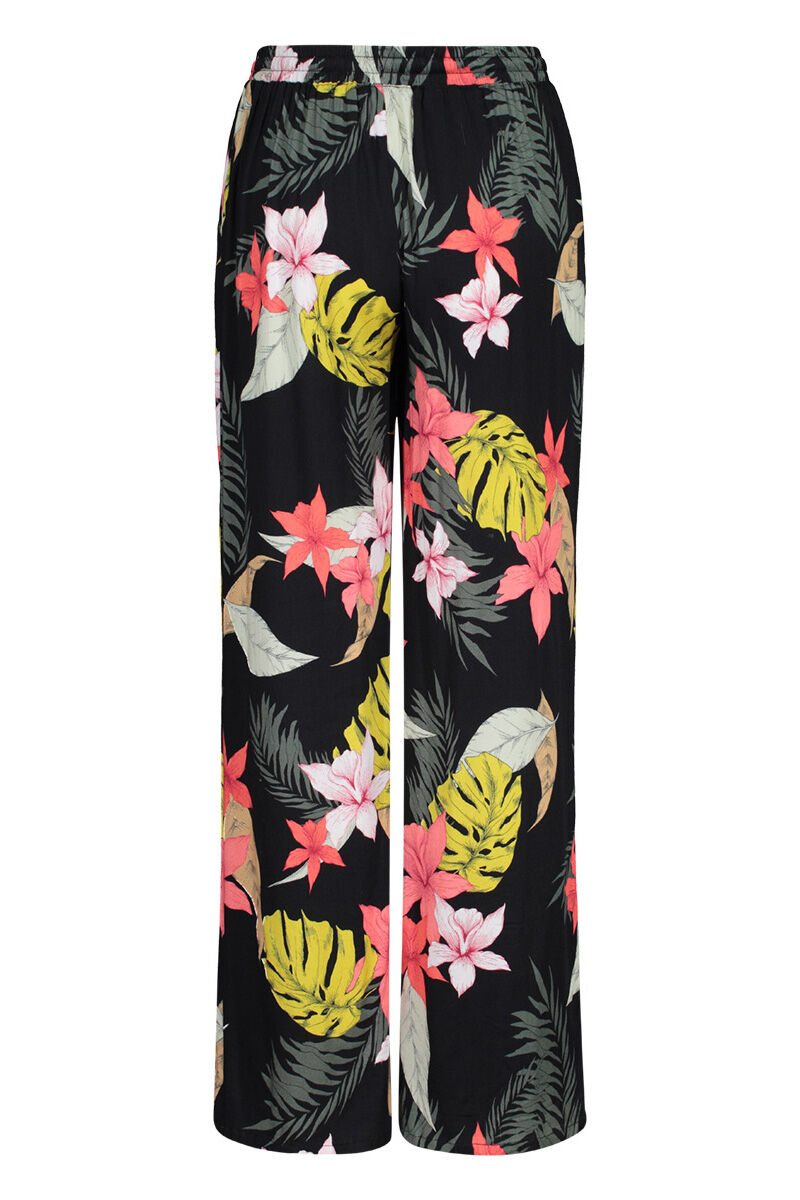 Wide Leg Ankle Palazzo Pant in Floral Print Image 3