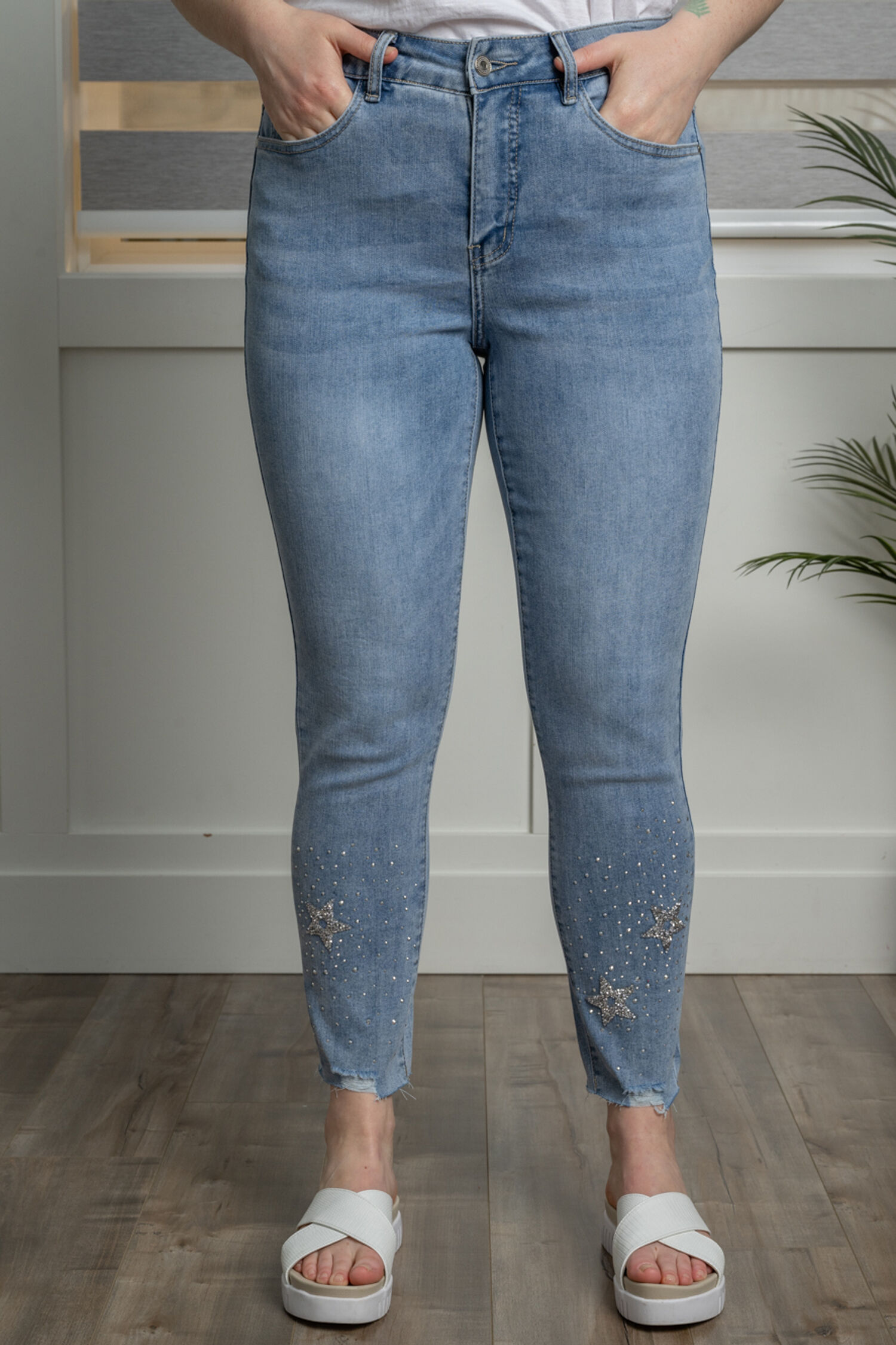 5 Pocket Star Denim Skinny Jeans Image 1
