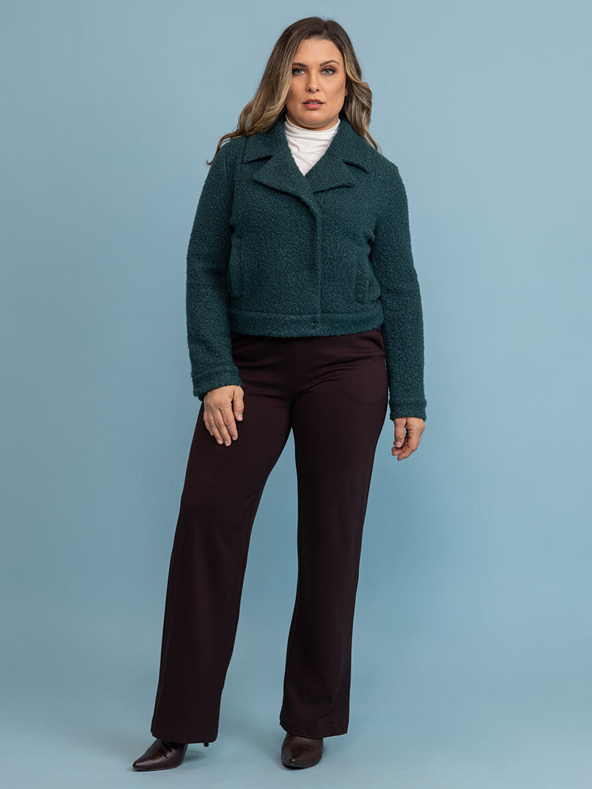 Hip Length Boucle Jacket Image 1