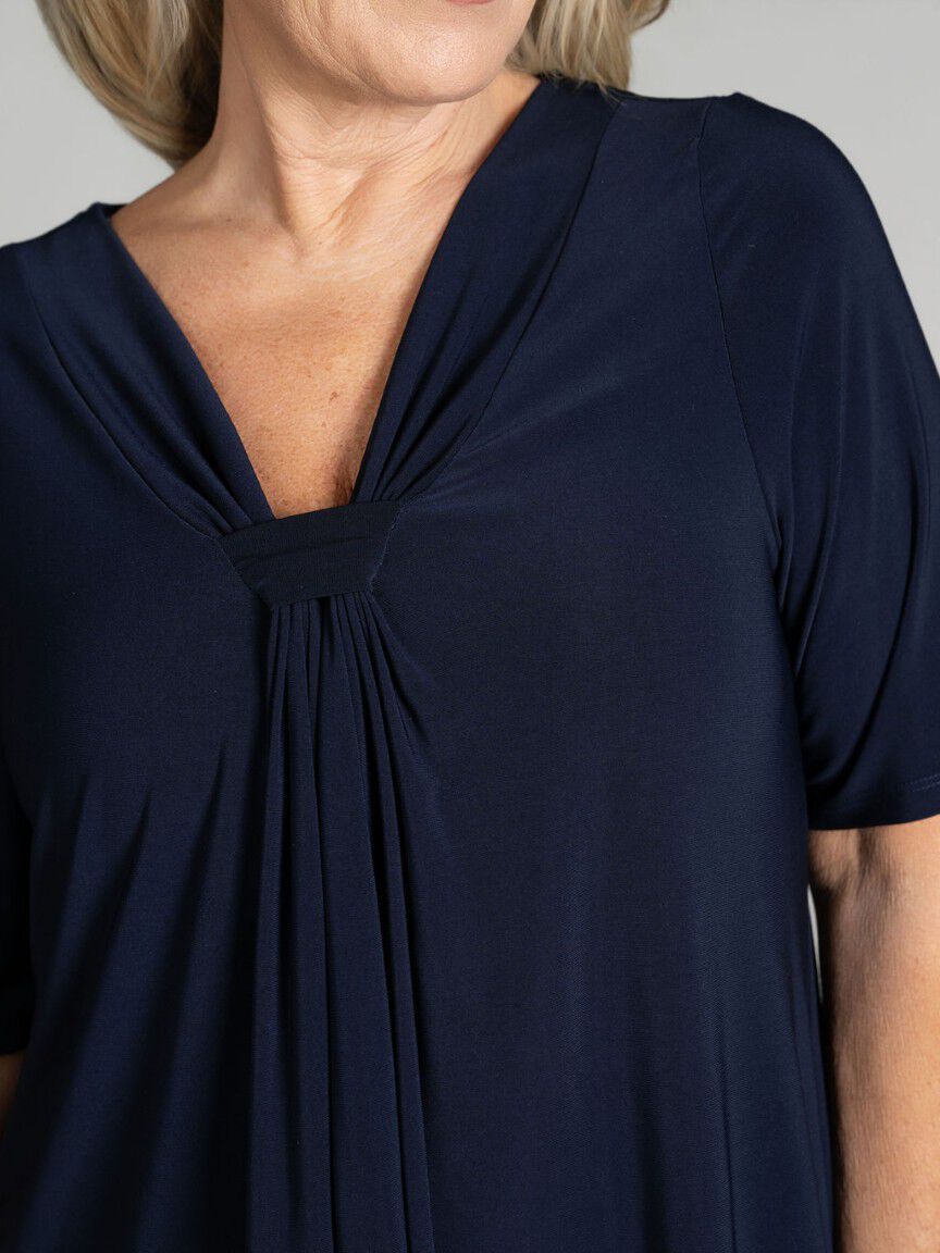 Knot Detail Elbow Sleeve Top Image 3