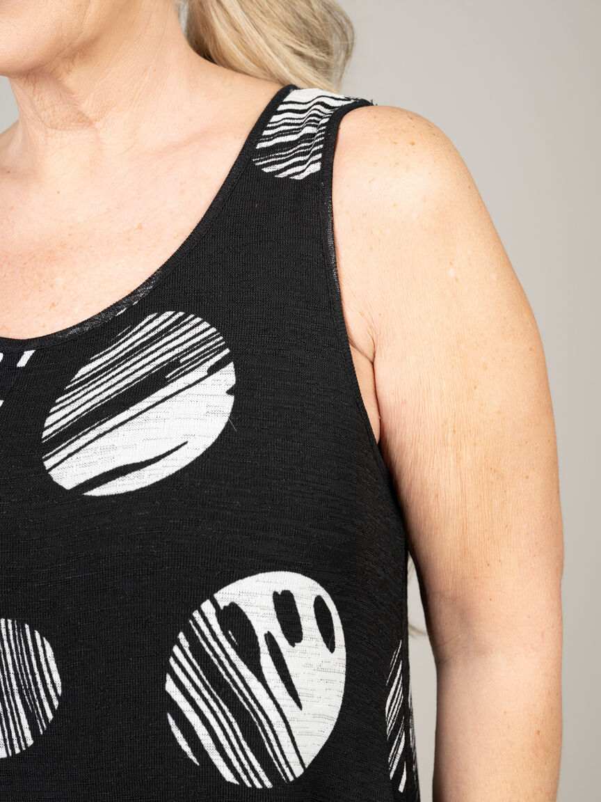Asymmetrical Hem Sleeveless Dress