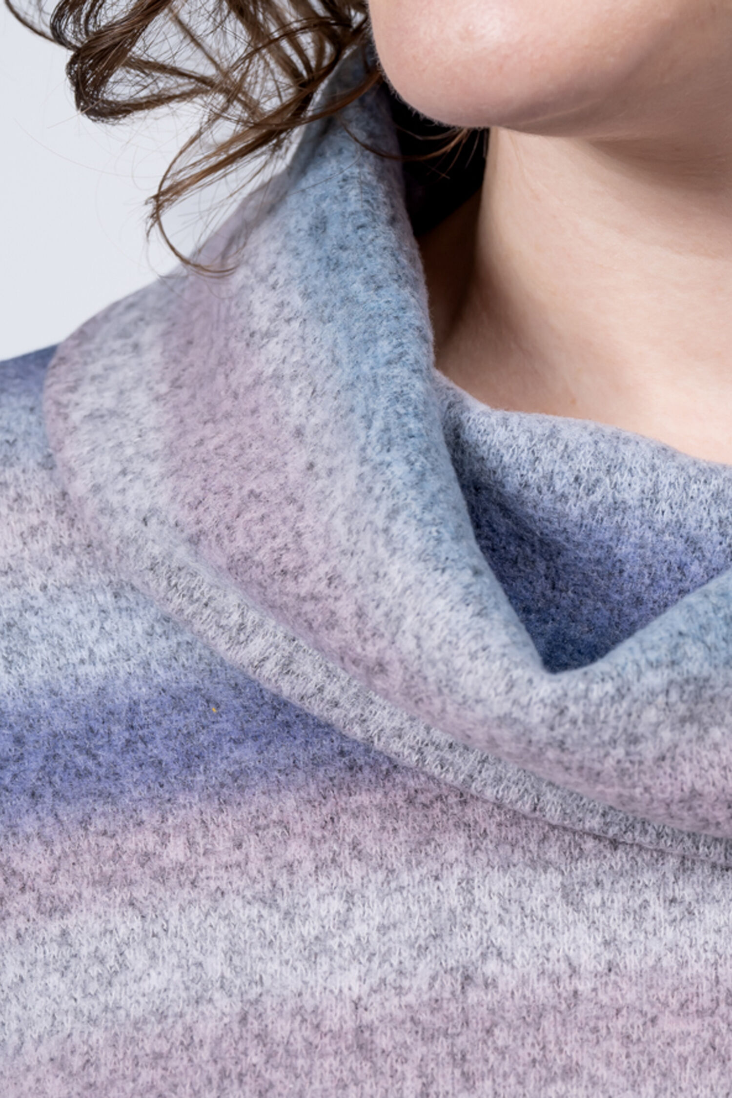 Long Sleeve Striped Turtleneck  Image 3