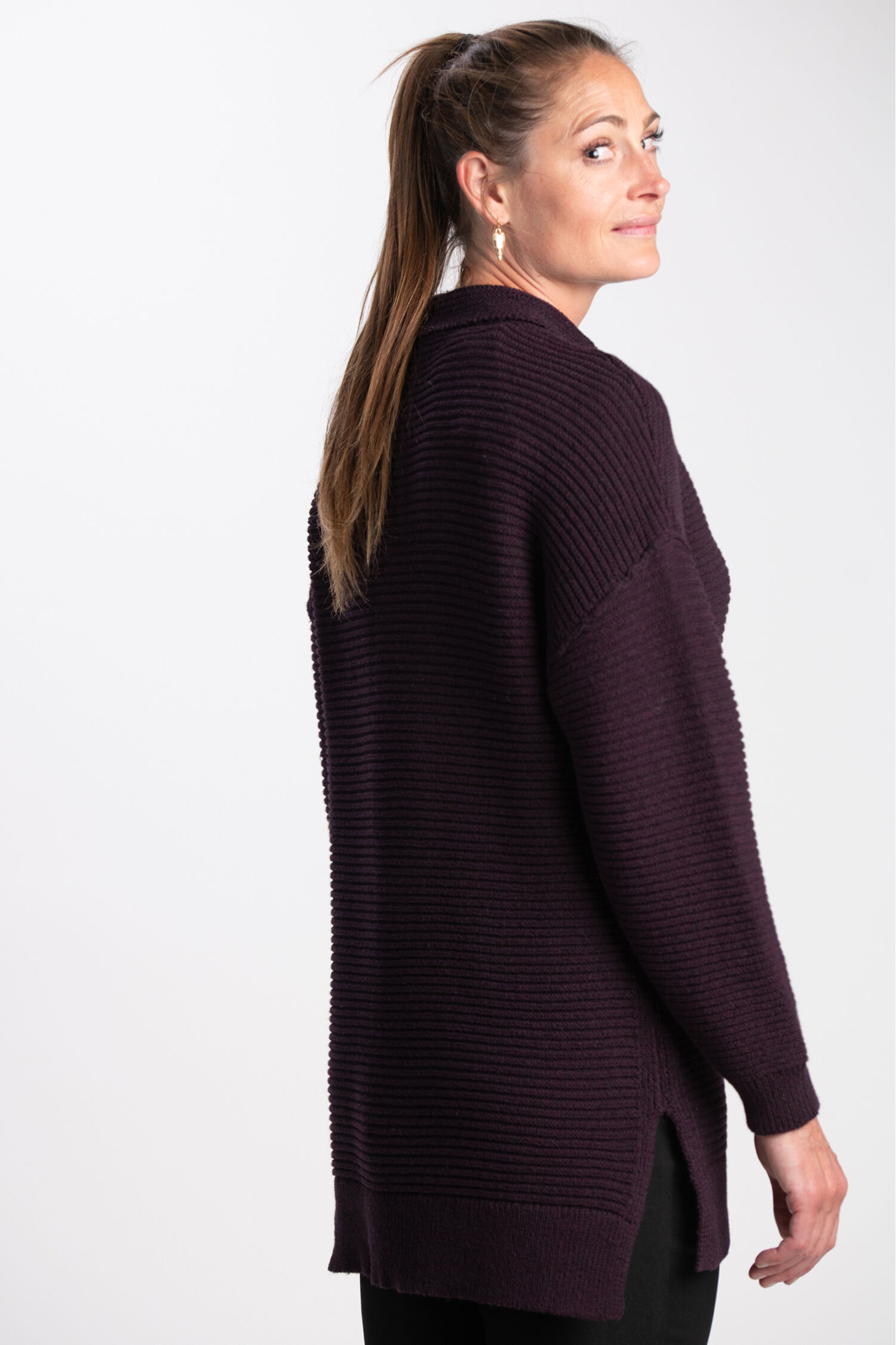 Long Sleeve Cowl Neck Sweater  Image 6