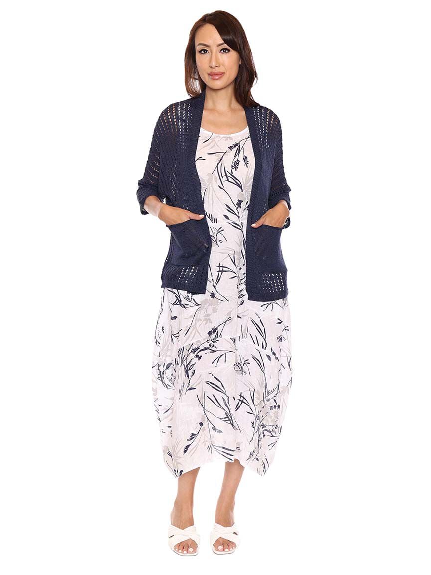 Crochet 3/4 Sleeve Cardigan