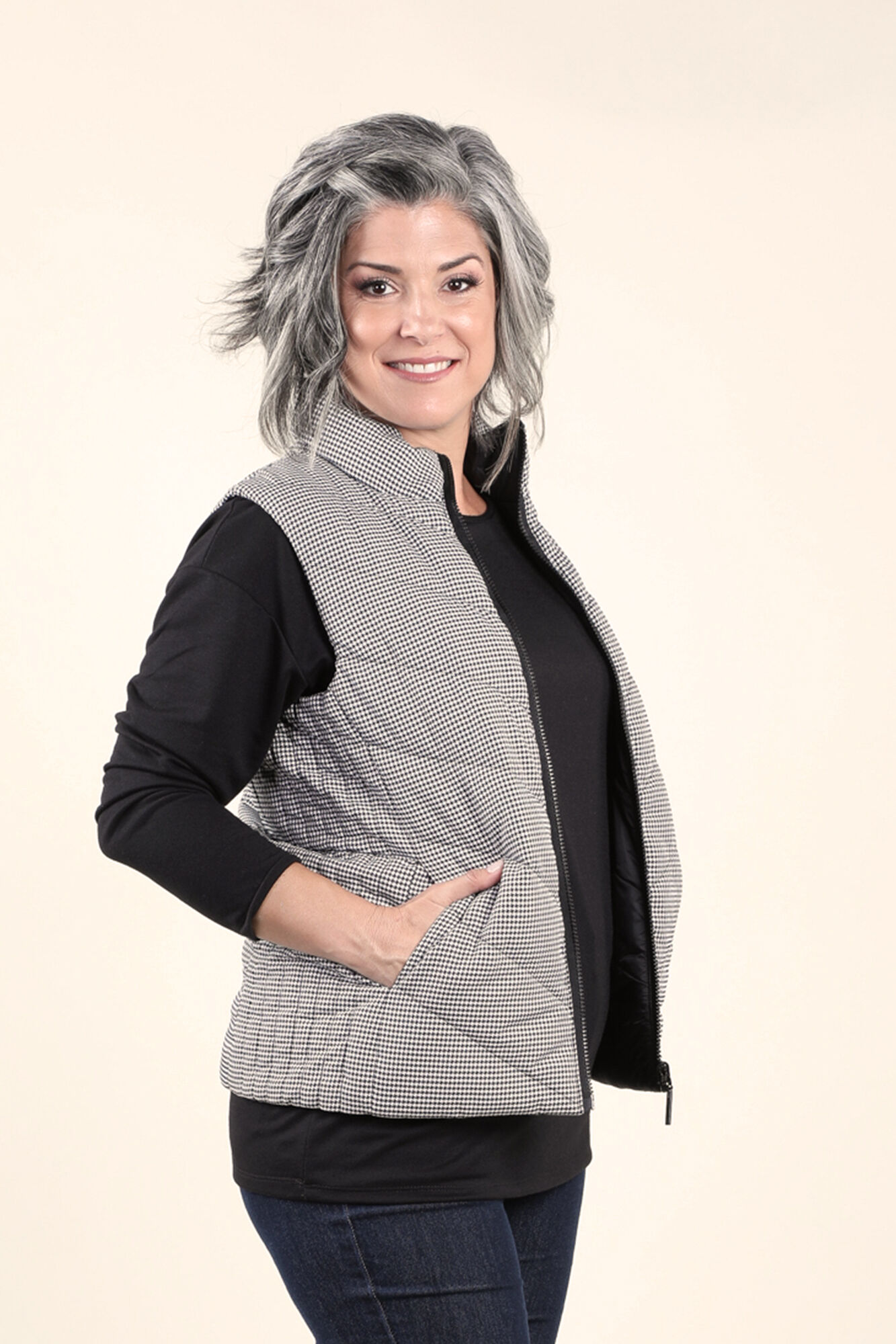 Reversible Outerwear Vest Image 3