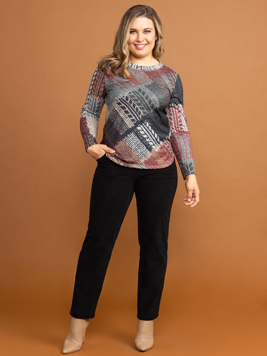 Knit Long Sleeve Top Image 1