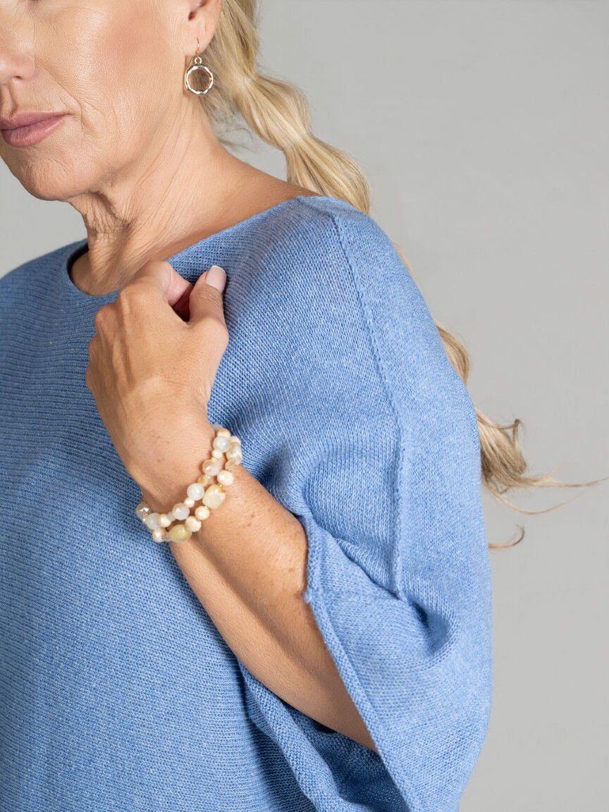 Short Sleeve Dolman Sweater Image 3