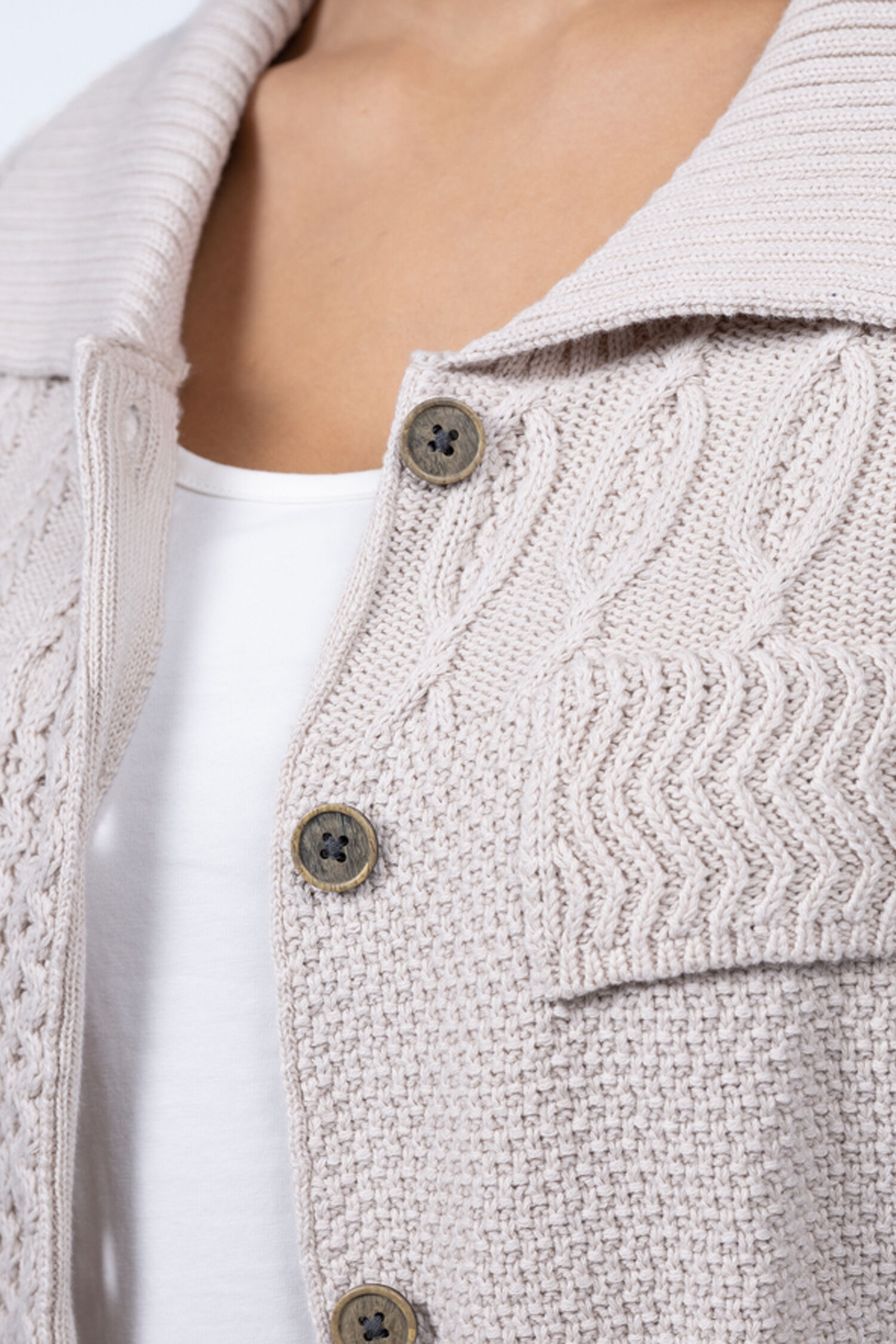 Cable Knit Cardigan  Image 3