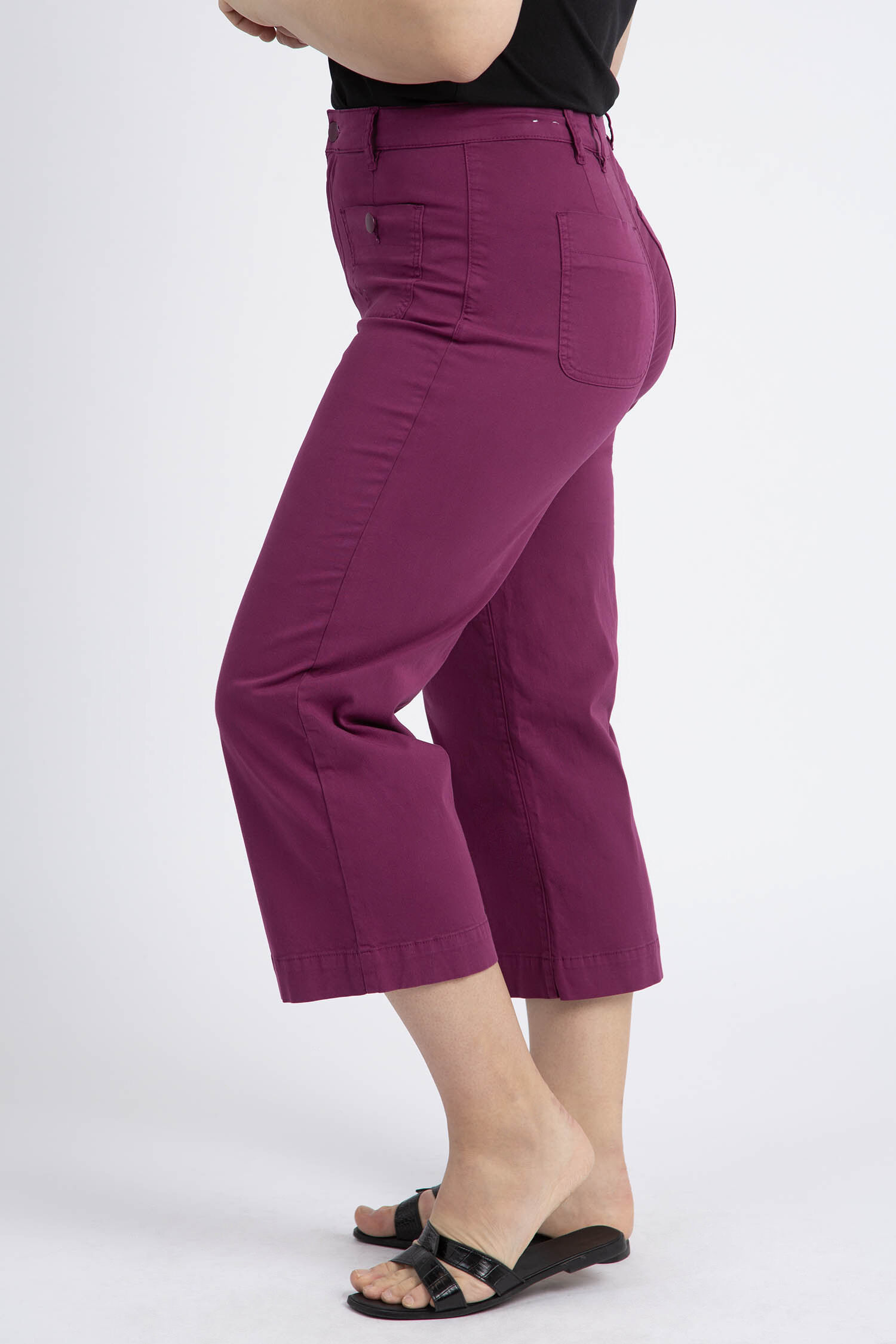 Brooke Wide Leg Crop Jeans Image 2