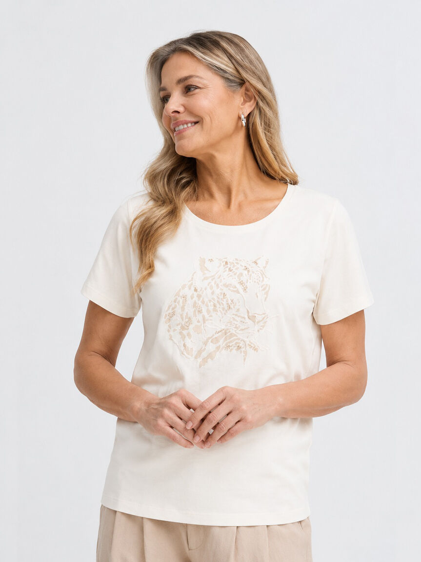 Short Sleeve Leopard Shirt