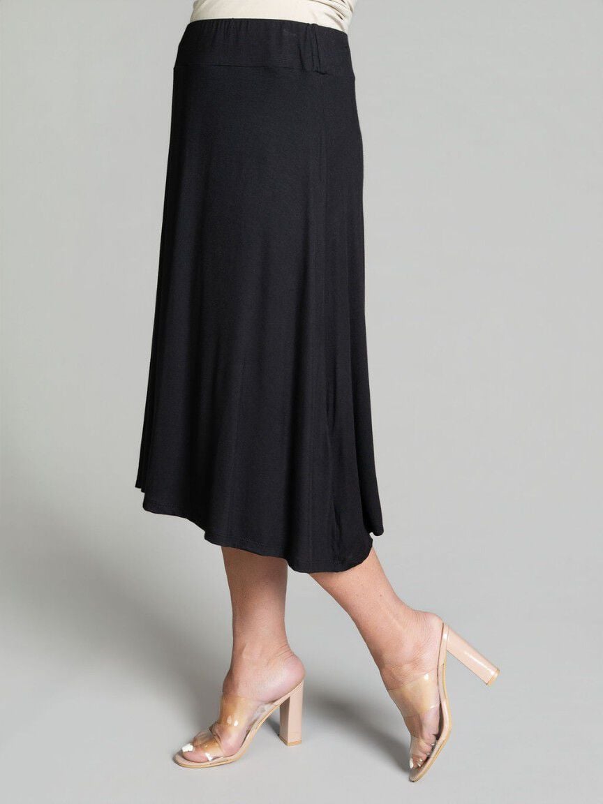 Pull-On Midi Skirt