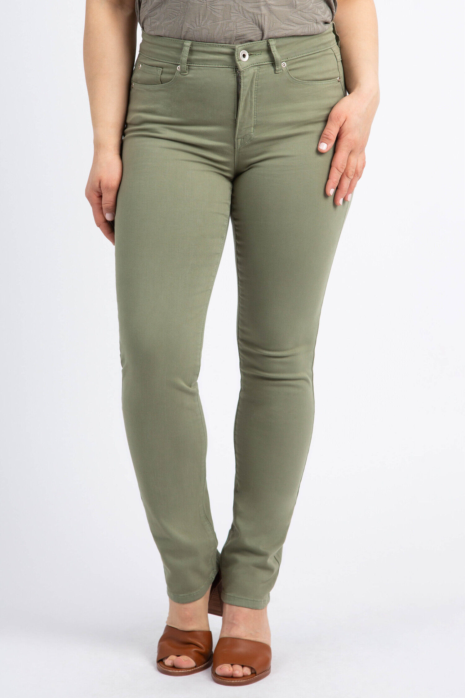 5 Pocket Colored Jeans Image 1