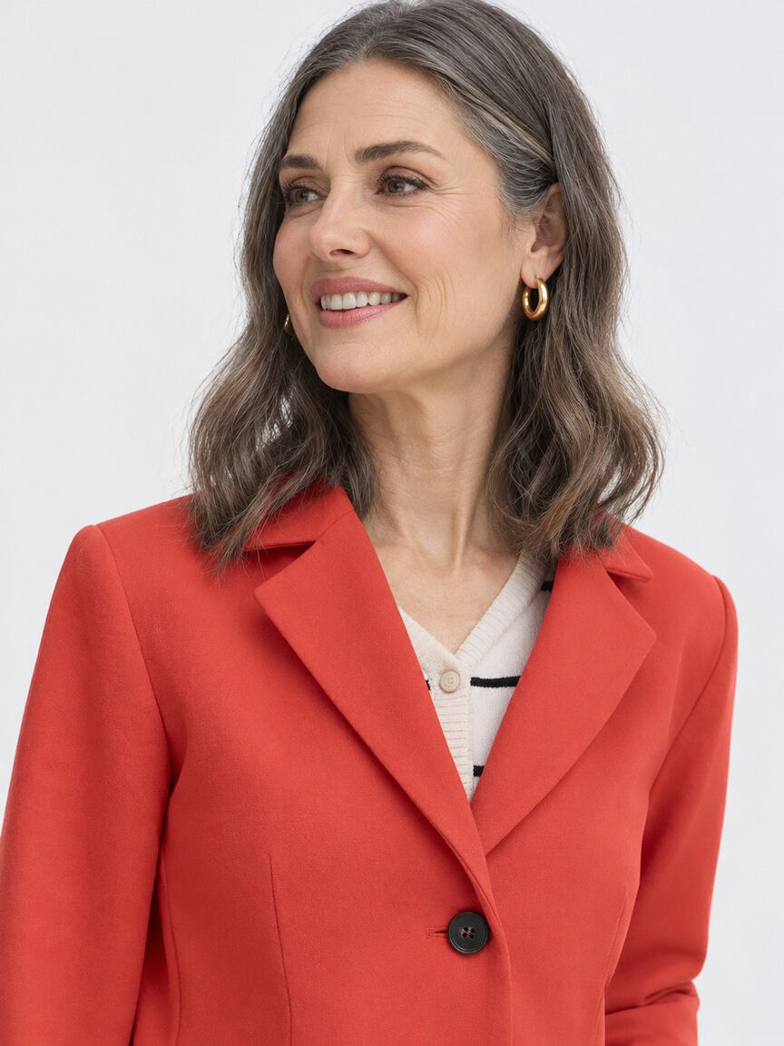 Button-Up Woven Coat