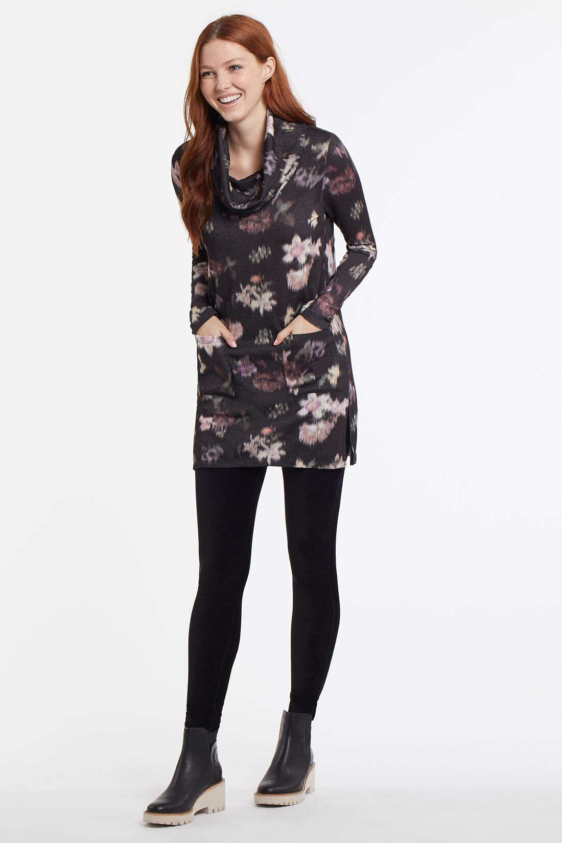 Tunic Cowl Sweater Image 1