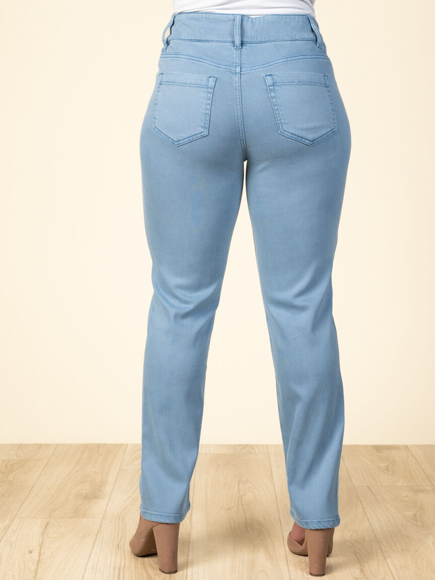 Mid Rise 5 Pocket Jeans