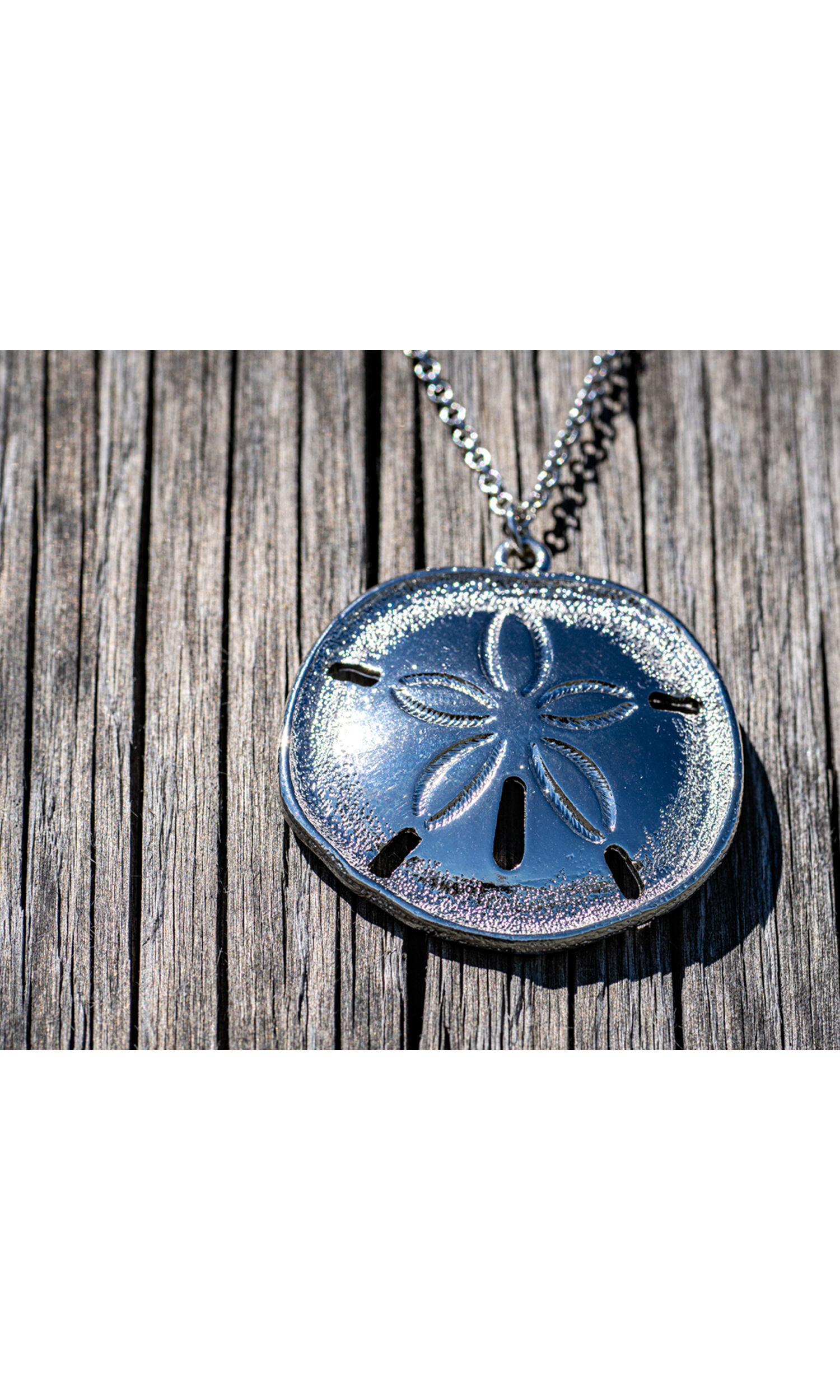 Sand Dollar Necklace Set Image 2