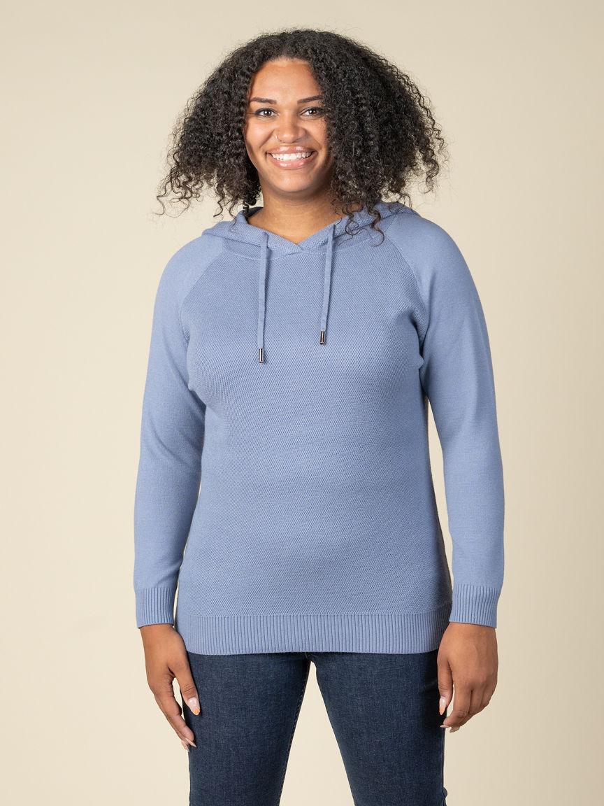 Long Sleeve Sweater With Hood