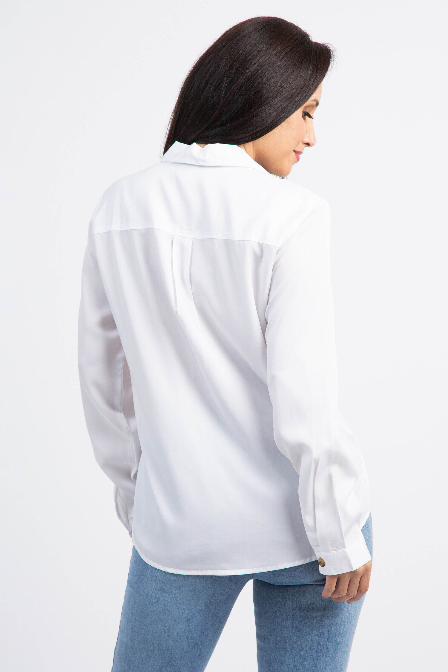 Long Sleeve Button-Up Blouse Image 4