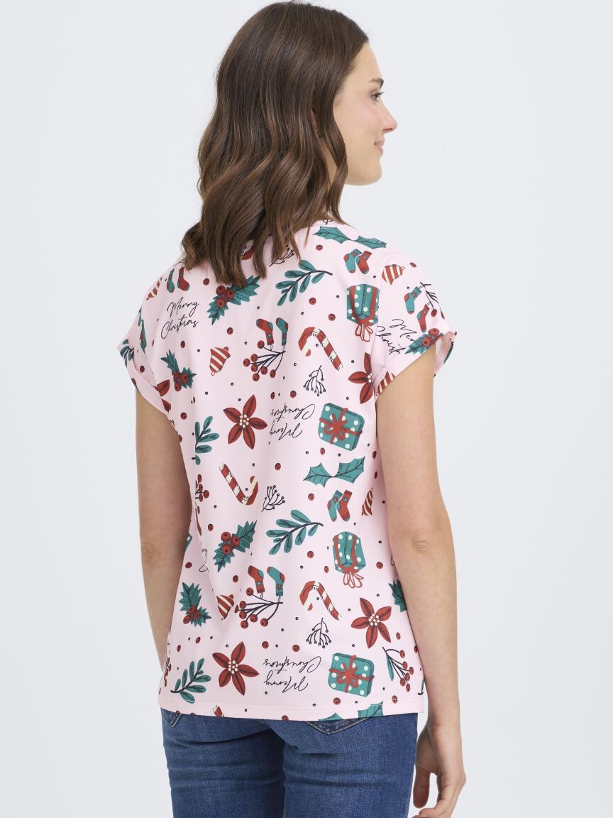 Boxy Fit Short Sleeve Top