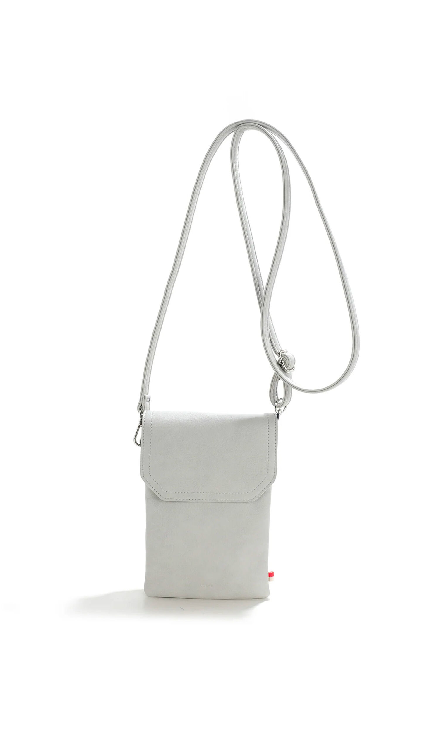 Vegan Leather Crossbody Tech Bag Image 6