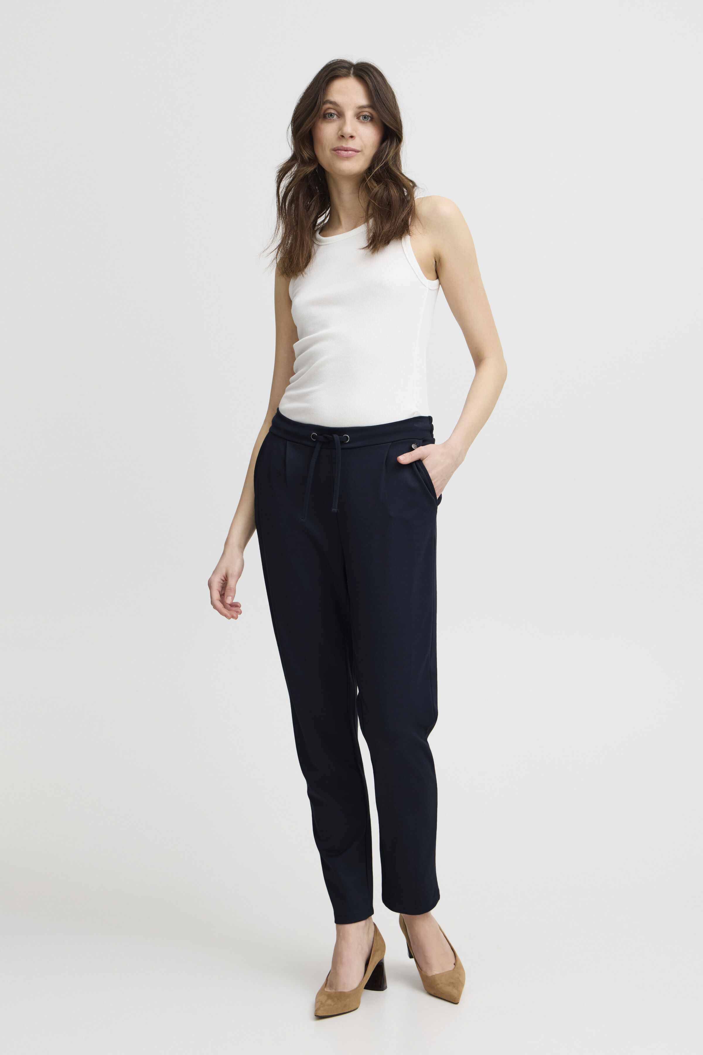 Pull on Slim Leg Trouser  Image 5