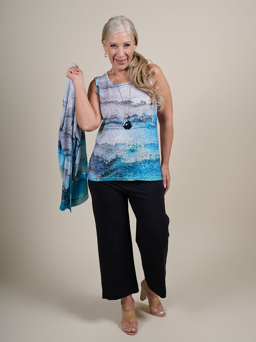 2 Piece Top and Cardigan Set  Image 2