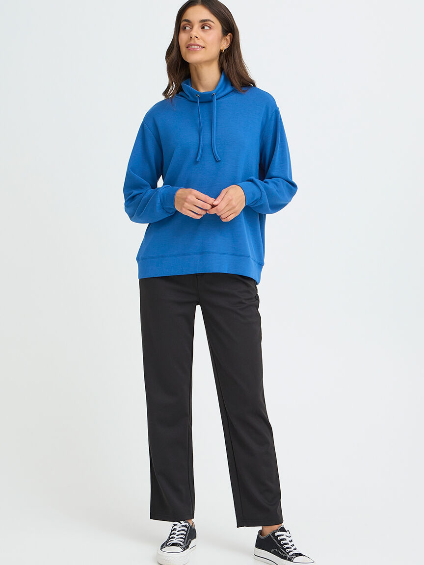 Soft Knit Mockneck Pullover