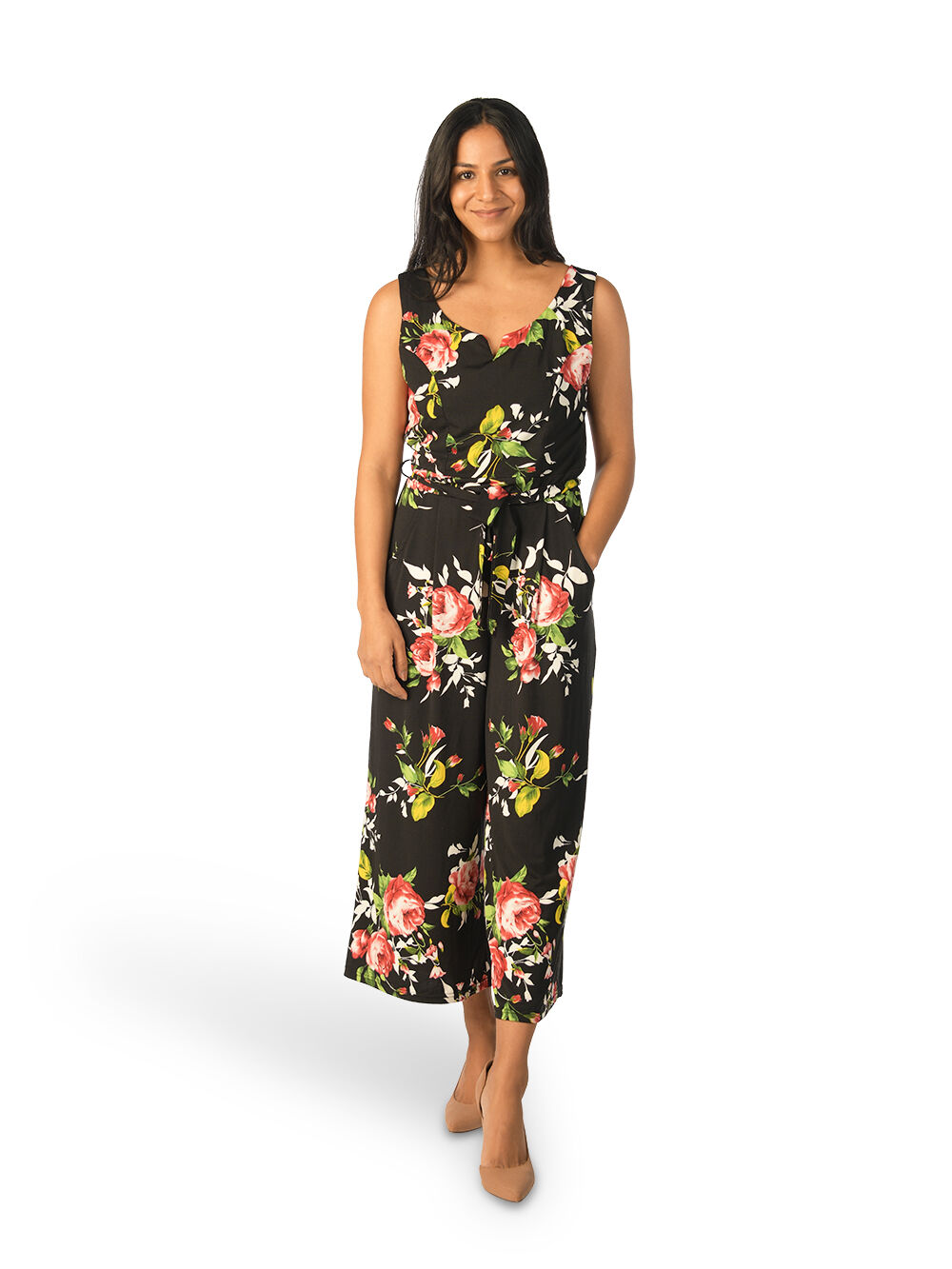 Floral Jumpsuit Image 1