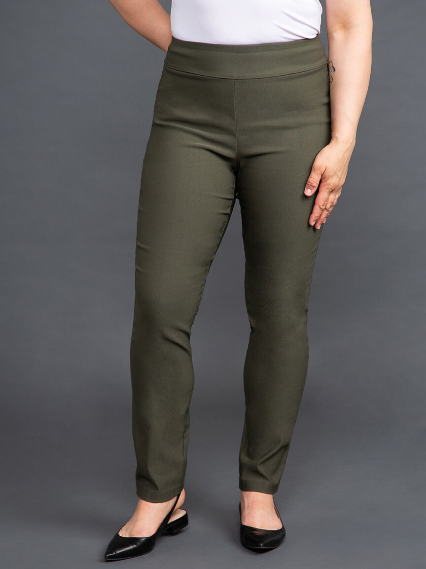 Bengaline Pull-On Pant w/ Tummy Smoothing Panel Image 2