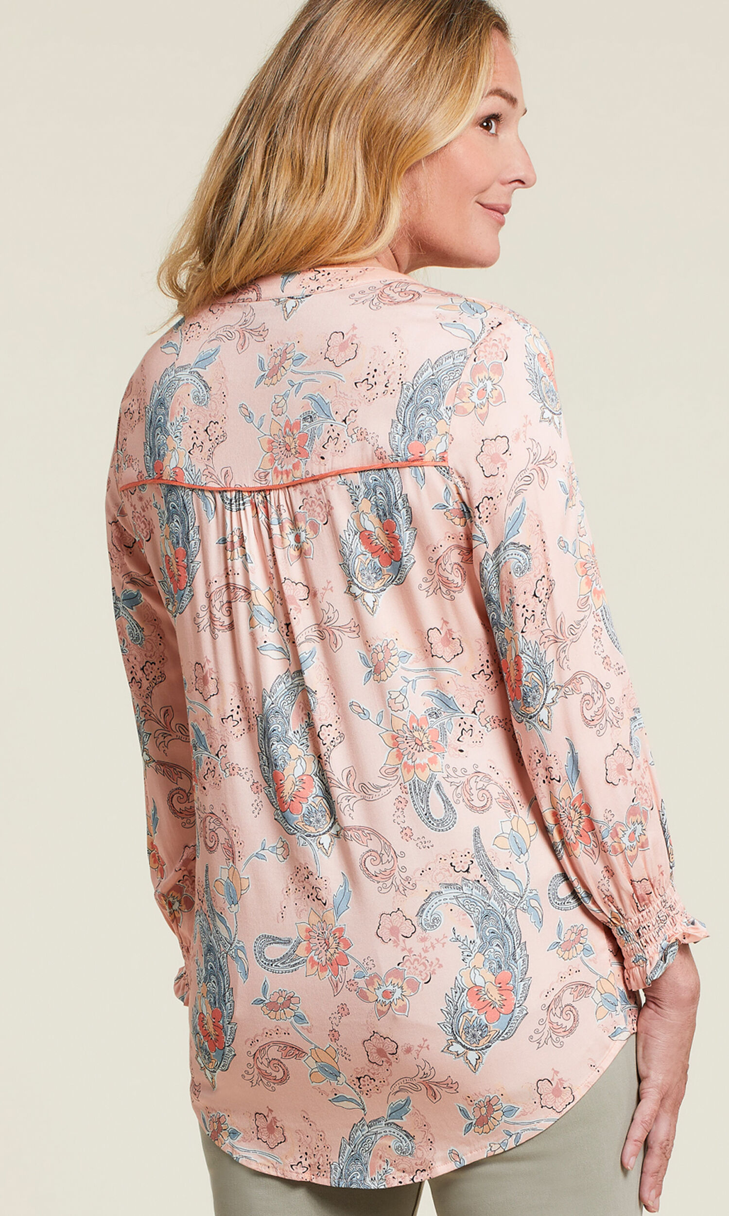 Pastel Paisley Blouse Image 2