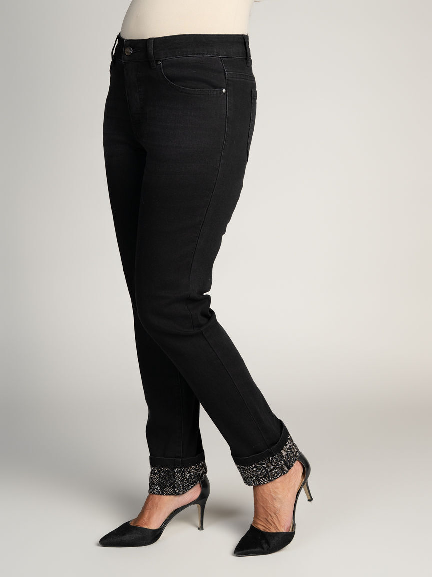 Hotfix Cuff Jeans