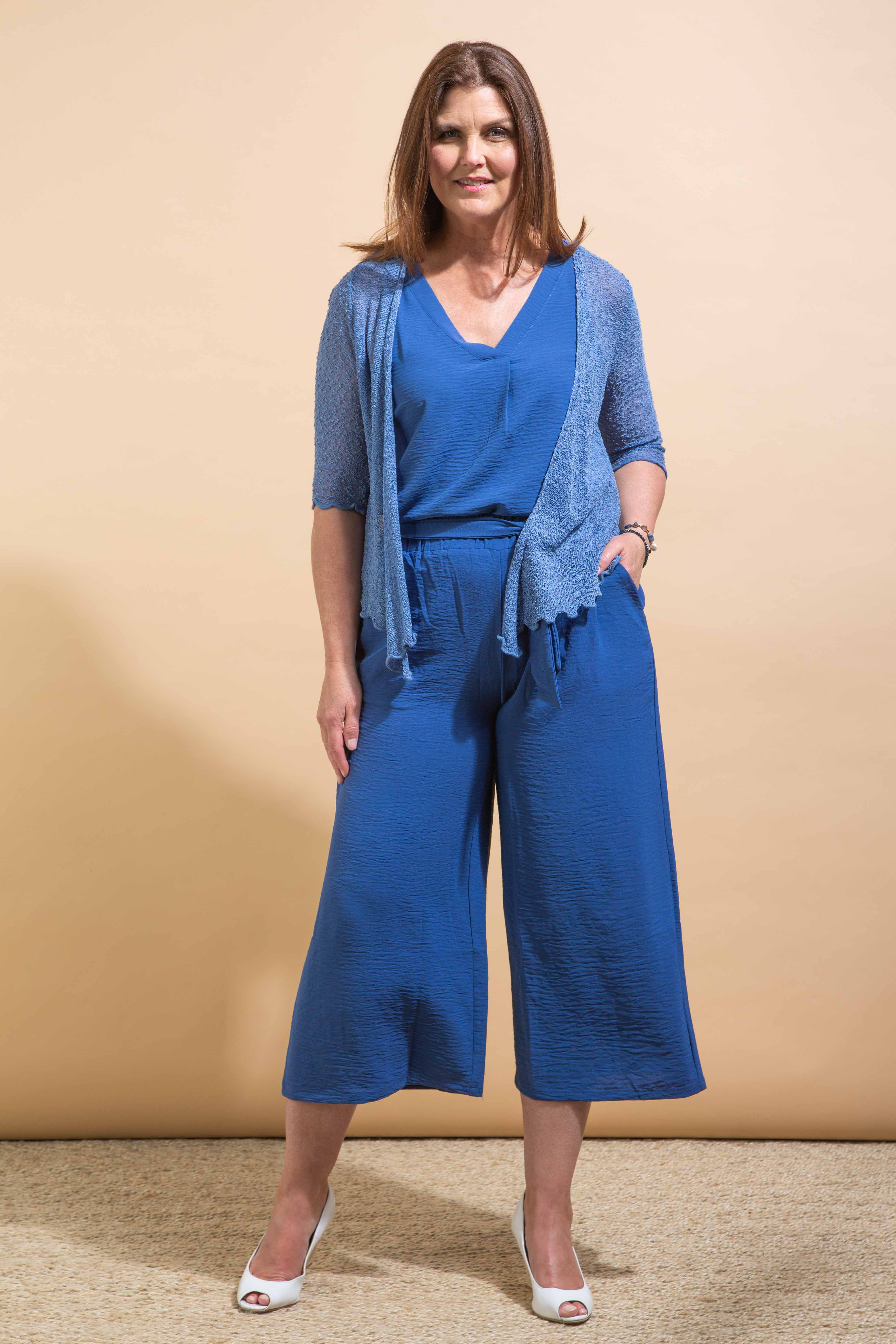 Cropped Mesh Cardigan Image 1