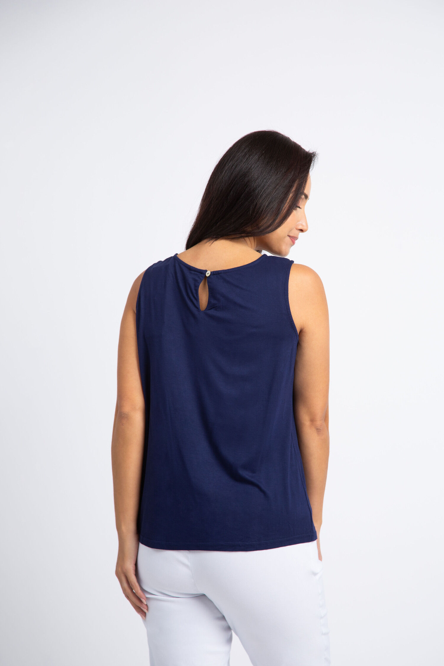 Sleeveless Aline Bamboo Top Image 4