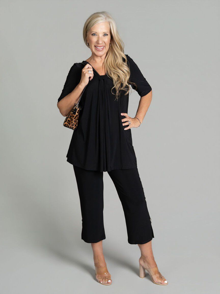 Lightweight Flowy Capri Pants