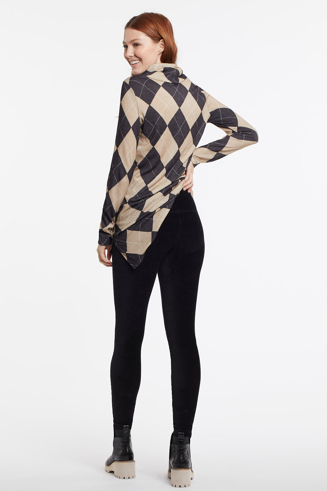 High-Rise Corduroy Slimming Leggings Image 2