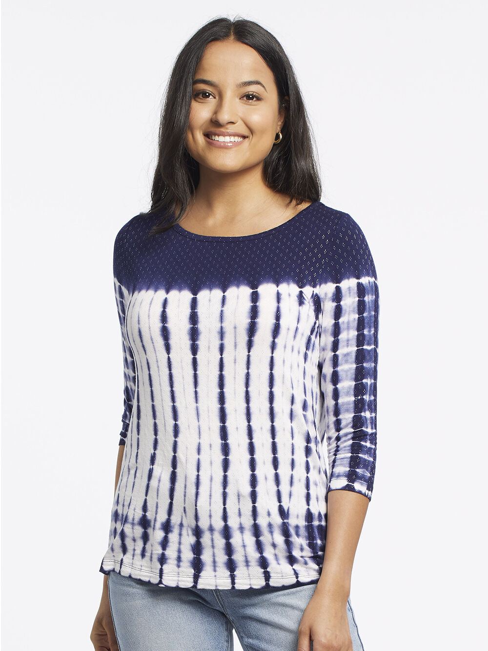 Navy Tie-Dye Shirt Image 1