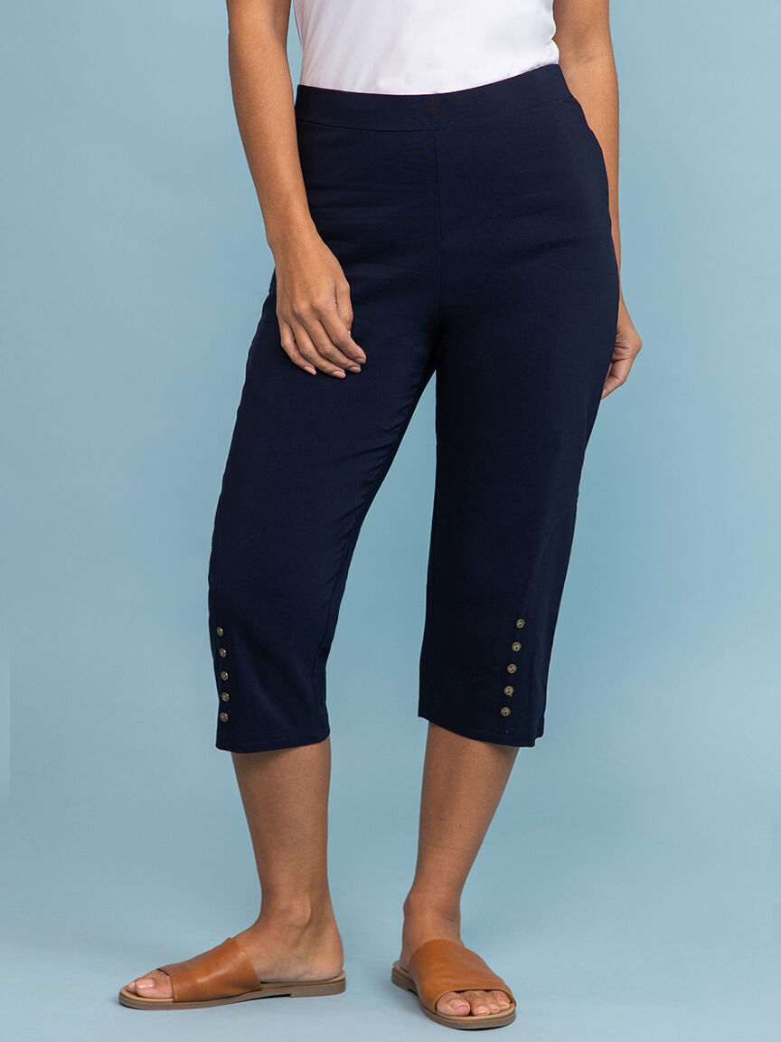 Grommet Detail Pull on Capri  Image 2