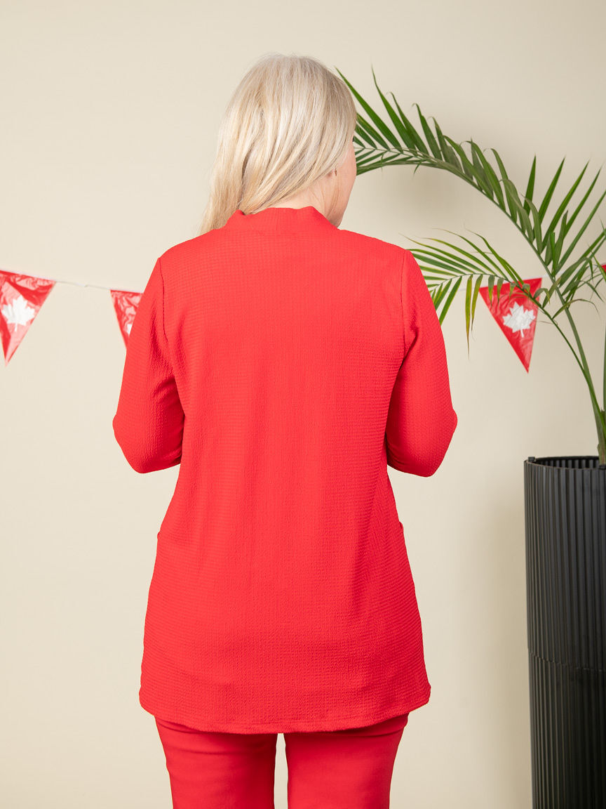 Lightweight Open-Front Cardigan  Image 3